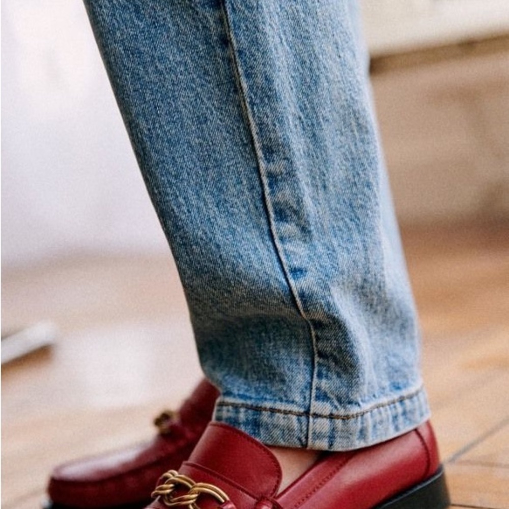 Sezane Vicky Loafers Red - Picture 2 of 5